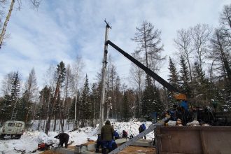 Облкоммунэнерго модернизировало высоковольтные линии в Горячем ключе, Мишелевке и Стеклянке