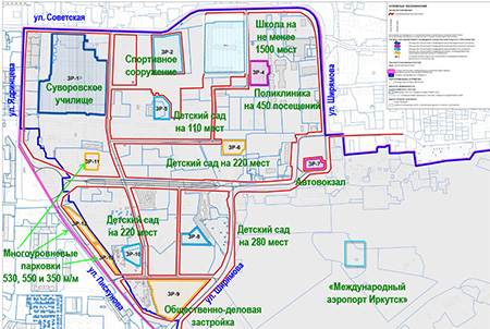 Участки под школу и детские сады определили на территории бывшего ИВВАИУ в Иркутске