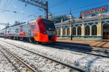 Ускоренный электропоезд "Ласточка" проехал по маршруту Иркутск - Улан-Удэ