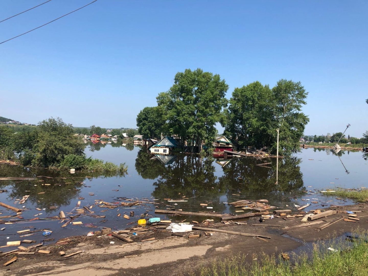 Инженерная защита на левом берегу реки Ия в Тулуне выполнена на 95%