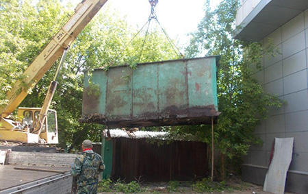 18 гаражей и контейнеров демонтировали на территории Правобережного округа Иркутска