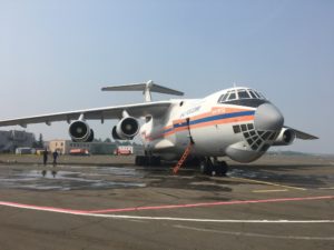 Самолёт Ил-76 прибыл для тушения лесного пожара в Катангском районе Приангарья Самолёт Ил-76 прибыл для тушения лесного пожара в Катангском районе Приангарья