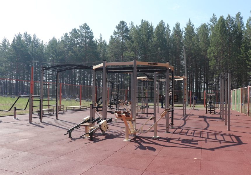 Две первые малые спортивные площадки ГТО установили в поселках Иркутской области в этом году