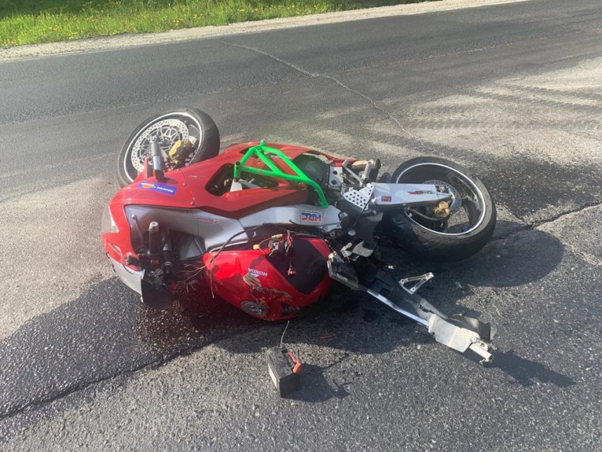 Мотоциклист погиб при столкновении с ниссаном в Слюдянке