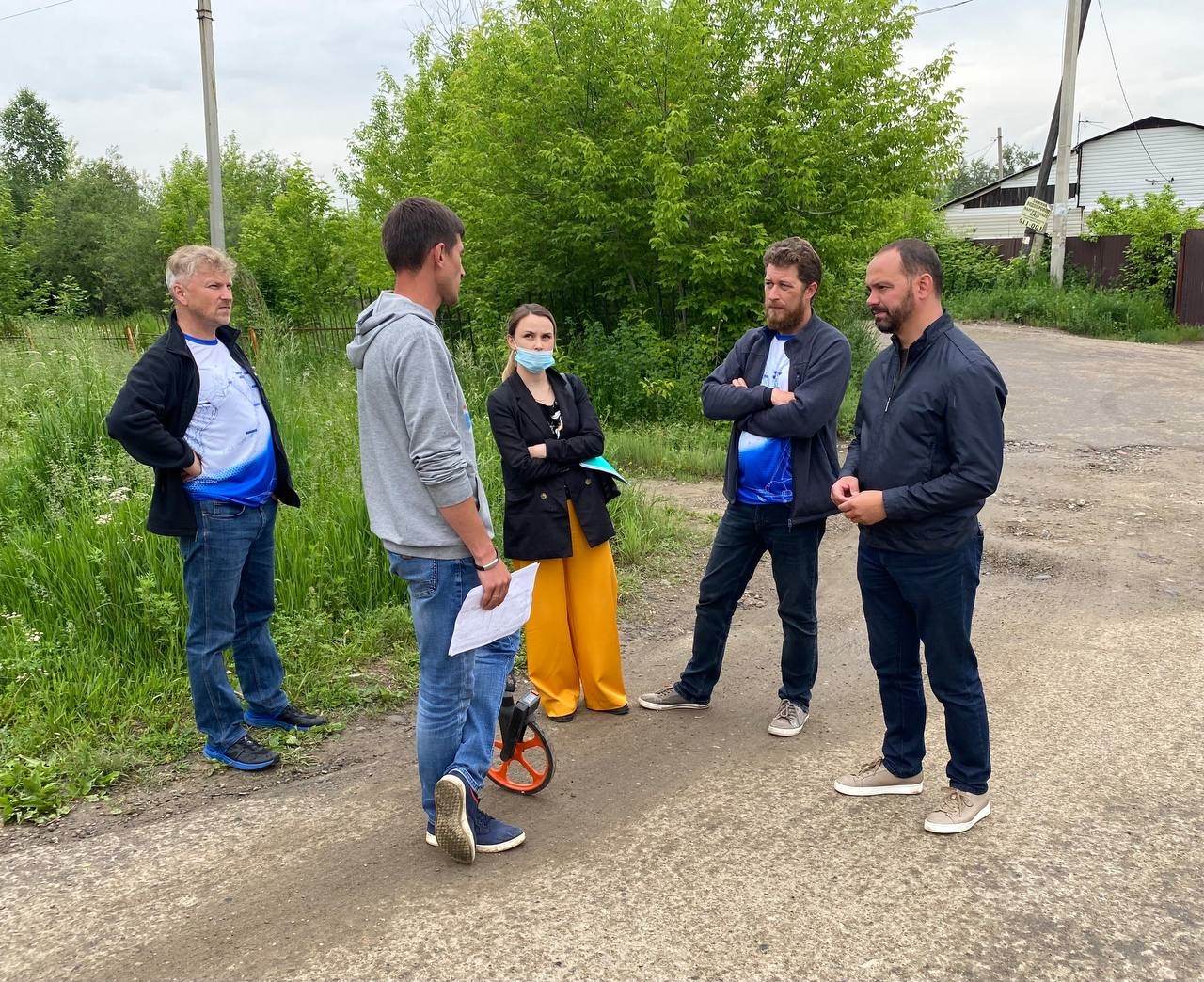 Два двора комплексно благоустраивают на улице Лермонтова в Иркутске