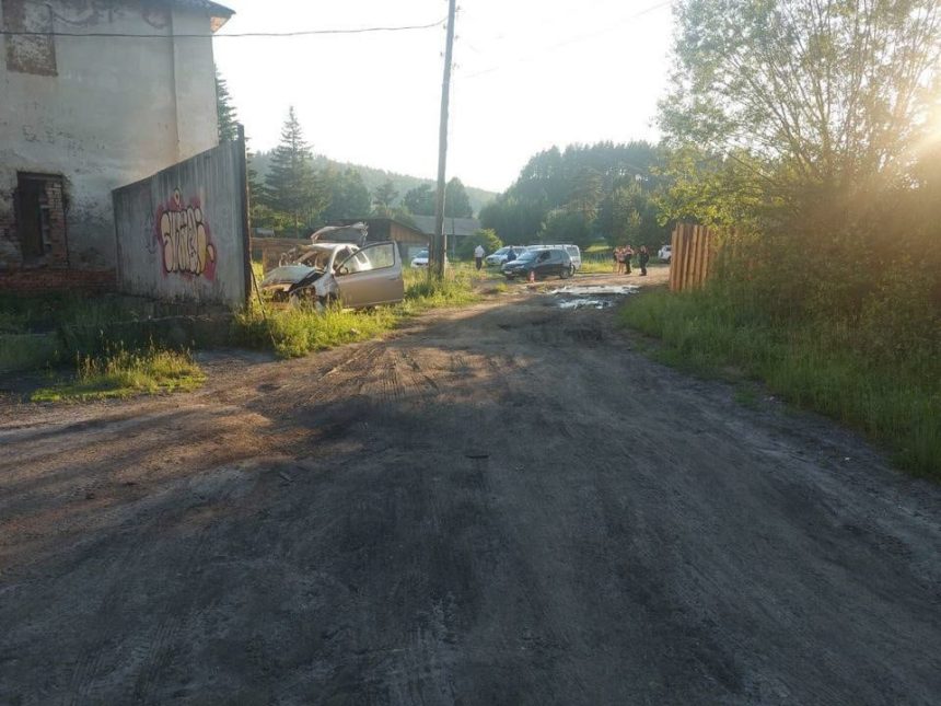 Иномарка врезалась в бетонный забор в Шелеховском районе: водитель и ребенок погибли