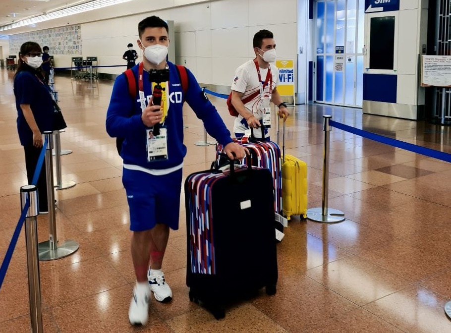 Российские спортсмены прибывают в Токио на Олимпийские игры