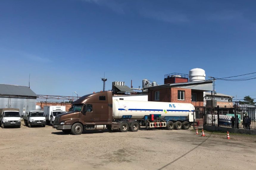22 тонны медицинского кислорода доставили в Иркутскую область 20 августа