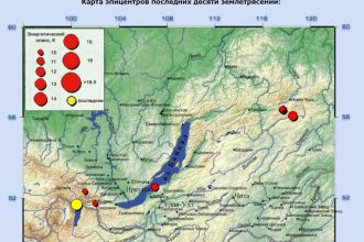 Землетрясение в 7 баллов произошло в районе Хубсугула в ночь на 23 августа