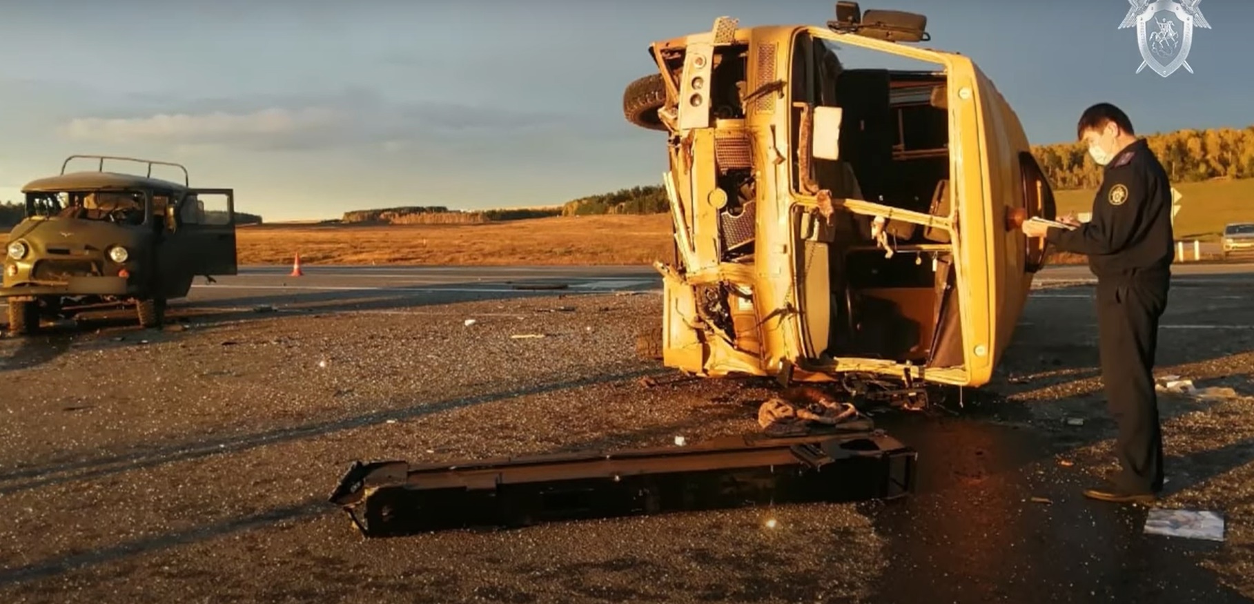СК возбудил уголовное дело по факту ДТП со школьным автобусом в Иркутской области