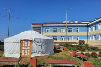 В поселке Усть-Ордынском в Приангарье открыли учебный класс в виде юрты