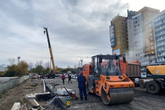 Путепровод на Джамбула в Иркутске готовят к асфальтированию