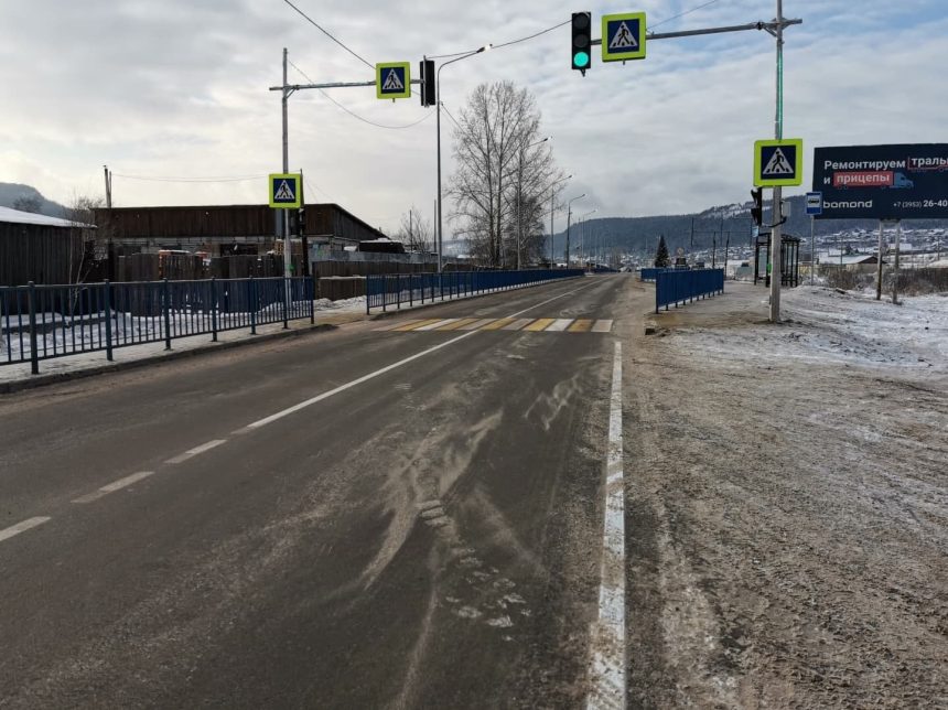 Участок дороги капитально отремонтировали на въезде в Усть-Кут