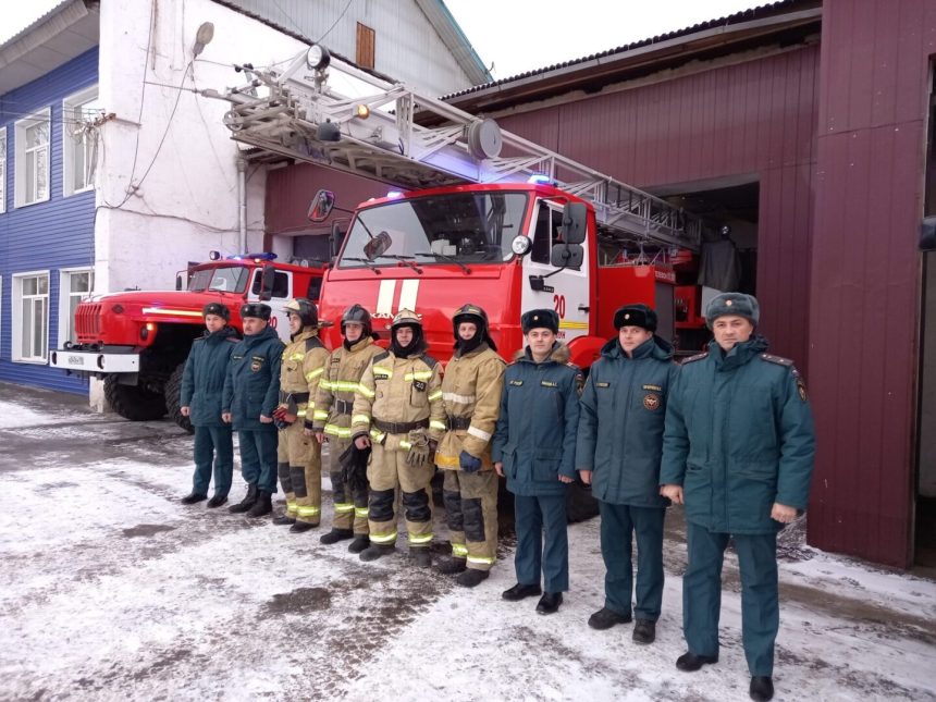 Пожарно-спасательная часть в Тулуне стала лучшей в России