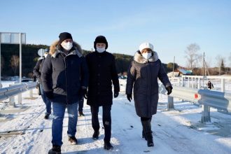 В селе Зулумай Зиминского района восстановили мост, разрушенный паводками