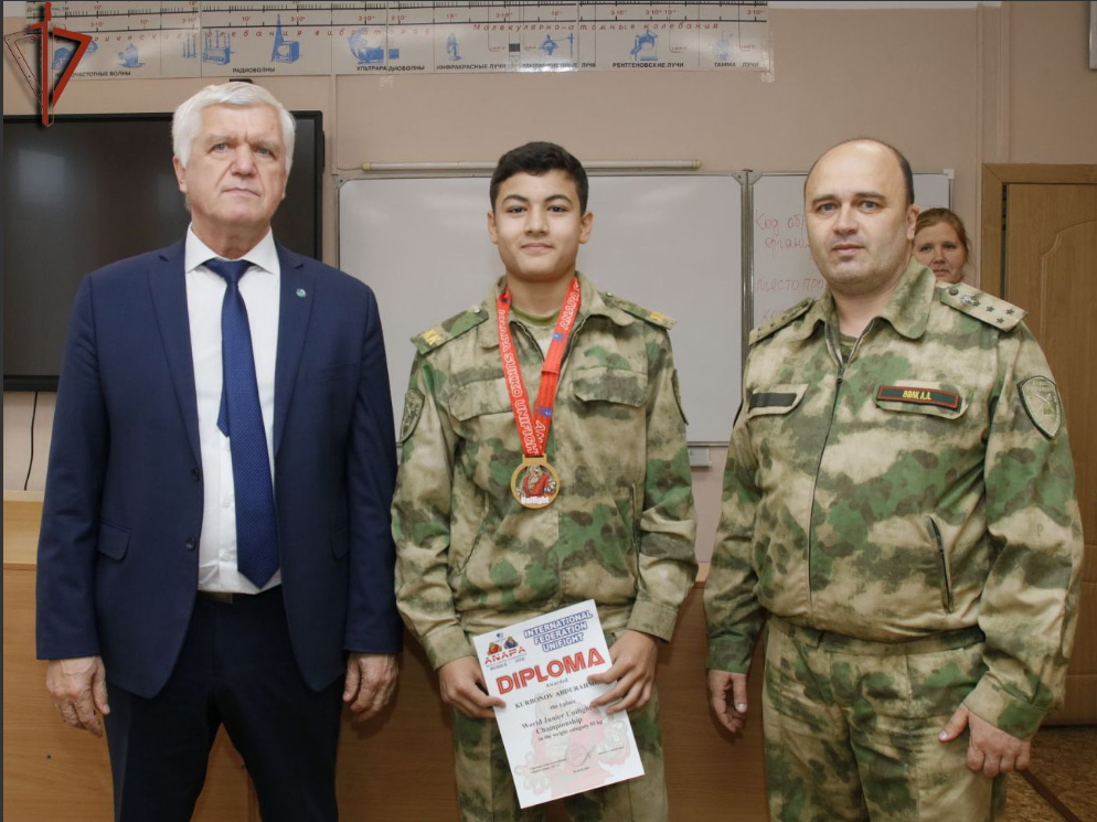 Воспитанник кадетского класса Росгвардии из Иркутска стал Чемпионом мира по универсальному бою