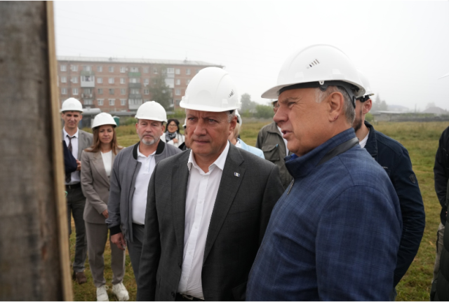В Мегете строят физкультурно-оздоровительный комплекс за 343 млн рублей