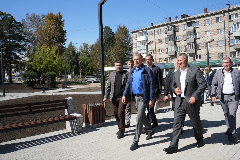 В Ангарске на 95% завершено благоустройство территории у «Ермака»