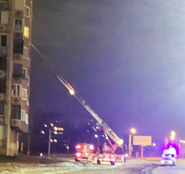 Ангарчанка отравилась угарным газом на пожаре в девятиэтажке