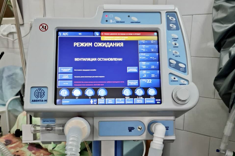 Аппарат ИВЛ поступил в Качугскую районную больницу