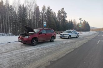 Avtoinspektory Bratska Spasli Mat S Rebenkom Kotorye V Moroz Zastryali Na Trasse