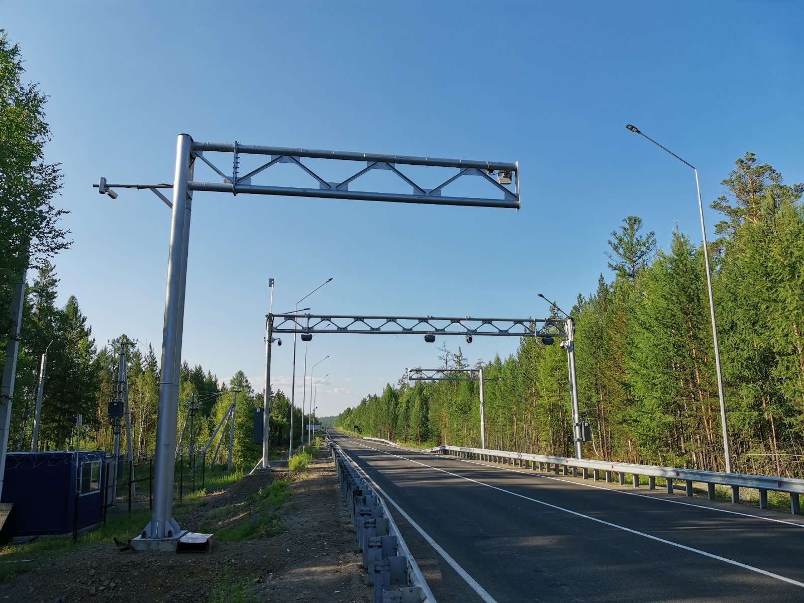 Автоматический пункт весогабаритного контроля ввели на автодороге Братск – Усть-Илимск