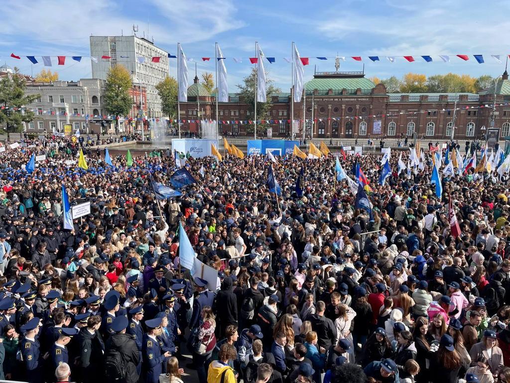 Парад студенчества прошел в Иркутске 17 сентября