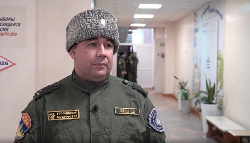 Больше ста казаков охраняют порядок на выборах президента в Иркутской области