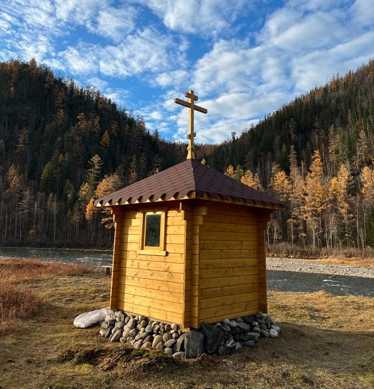 Часовню построили на кордоне в Тофаларском заказнике