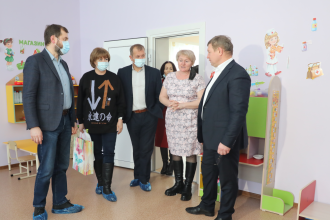 Детский сад открыли после капремонта в деревне Холмогой Заларинского района