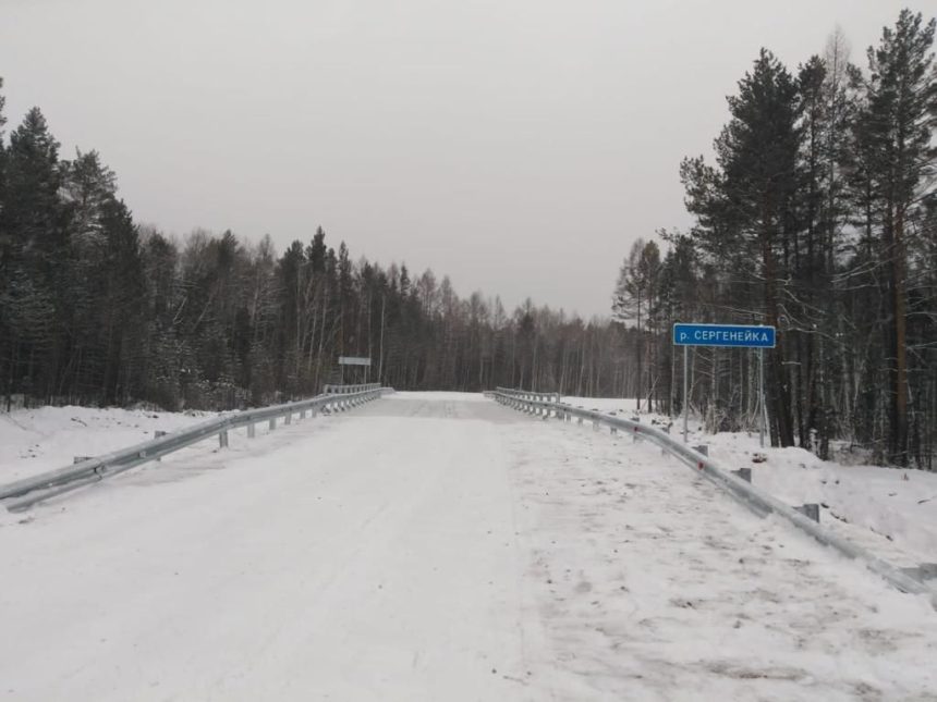 Два моста восстановили в Тулунском районе после наводнения 2019 года