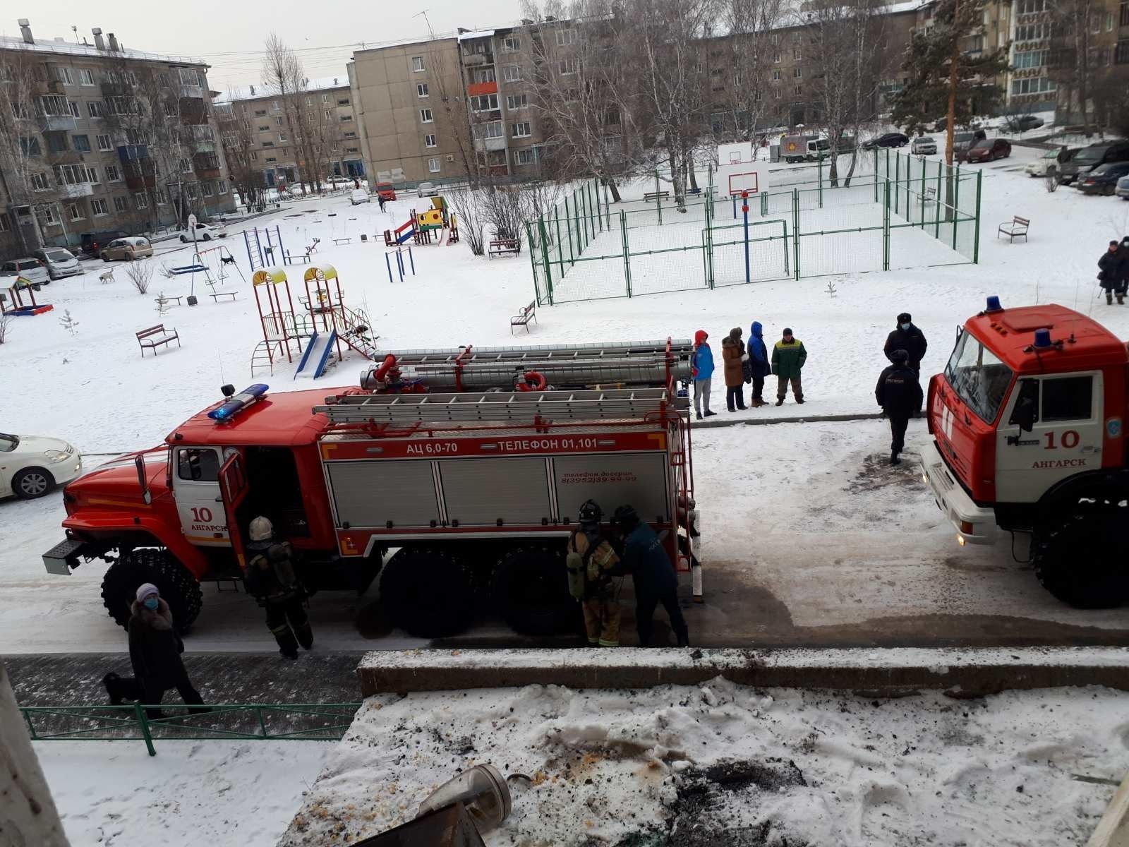 Два пожара в многоквартирных домах произошло в Ангарске за выходные —  Иркутск Сегодня