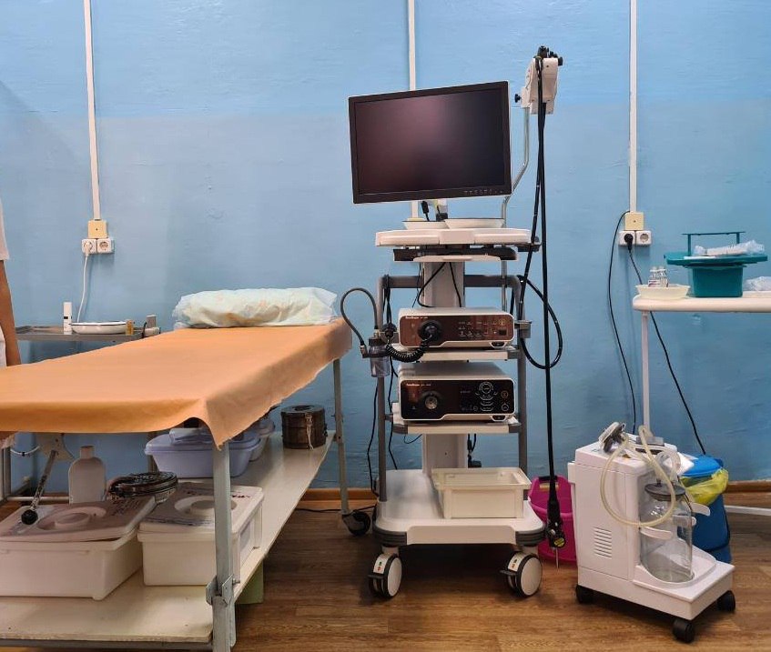 Две эндоскопические стойки для лапароскопических операций поступили в Заларинскую районную больницу