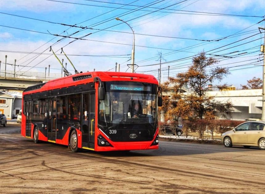 Движение троллейбуса по маршруту № 3 изменят на год в Иркутске