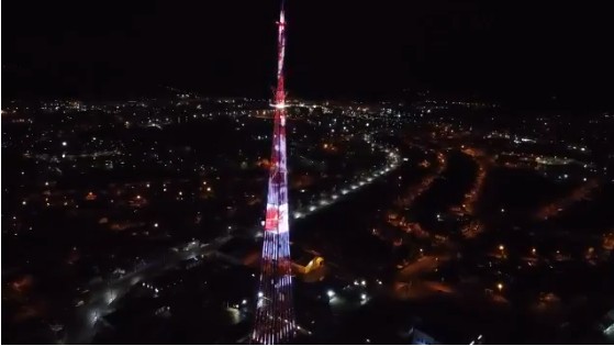 Флаги России и Белоруссии украсят телебашню в Братске