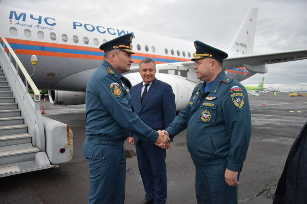 Глава МЧС России прибыл в Иркутск 1 сентября
