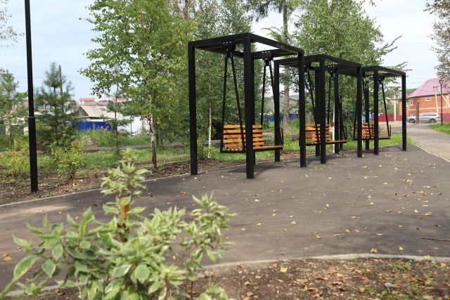 Каштаковскую рощу продолжают обустраивать в Иркутске