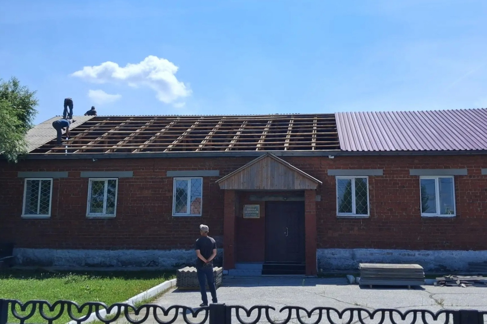 В Баклашах ремонтируют филиал школы искусств