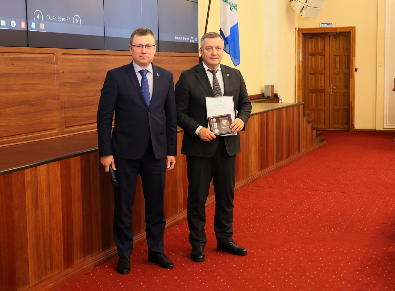 Игорь Кобзев награжден медалью за содействие донорскому движению