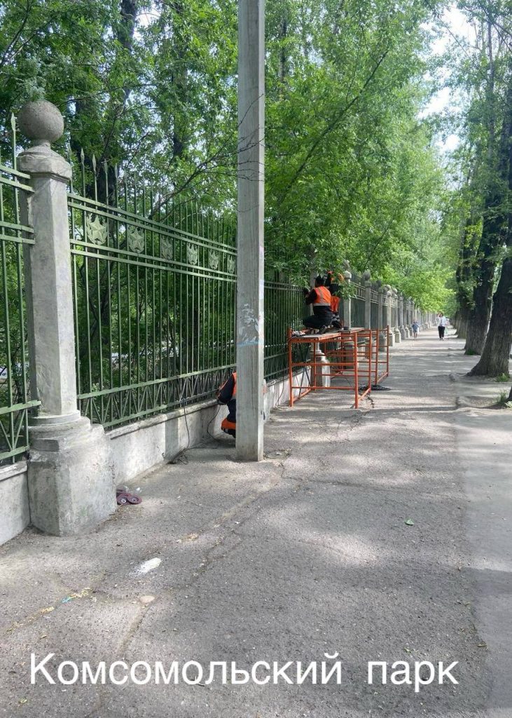 Площадь у танка, остров Юность и другие территории благоустраивают в Иркутске