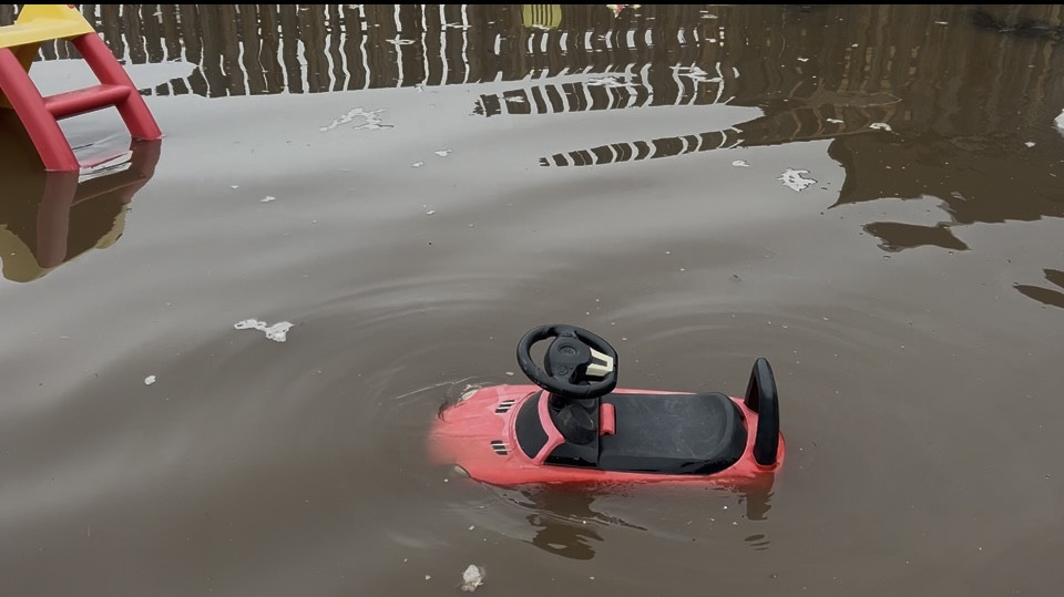 Молодежка Народного фронта помогает Хомутово бороться с паводками
