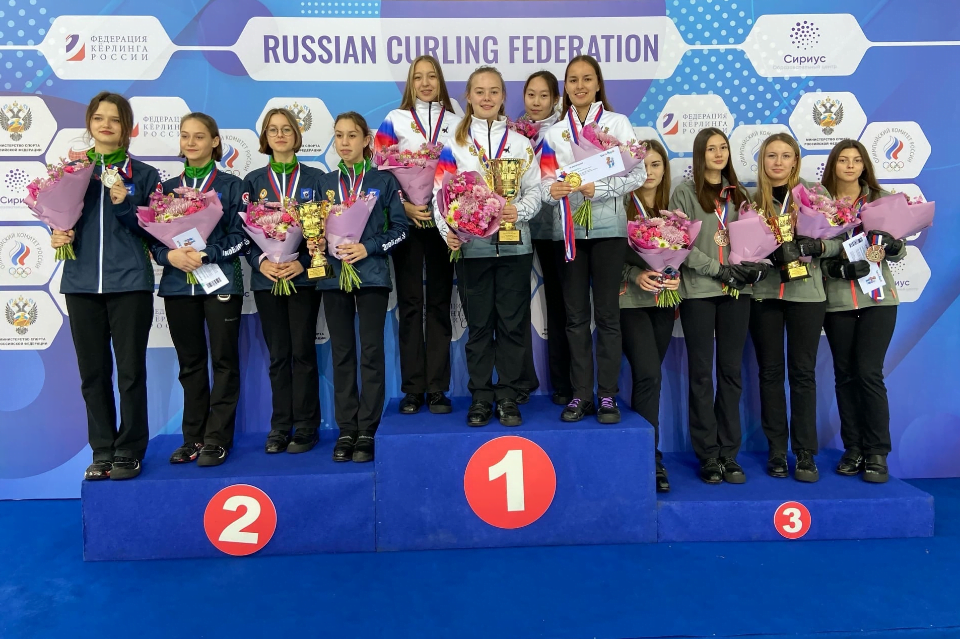 Иркутянки победили на первенстве России по кёрлингу среди девушек до 19 лет