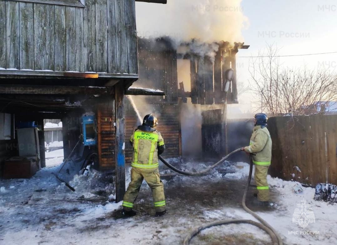 Из-за сильных морозов в Иркутской области выросло число пожаров