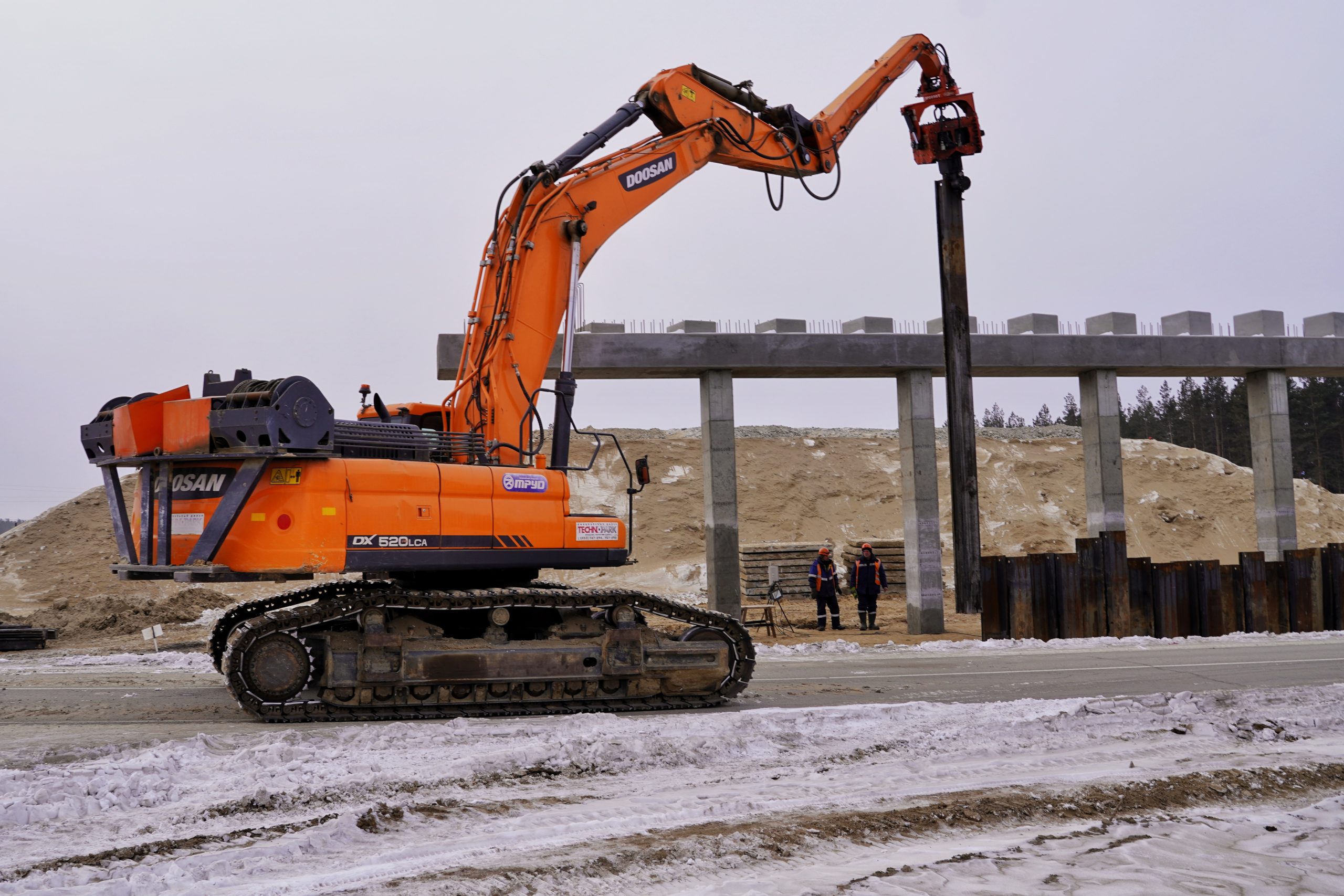К концу года строительная готовность обхода Усолье-Сибирского составит более 70%