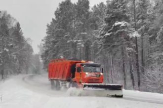 Na Trassy Priangarya Posle Snegopada 12 Fevralya Vyveli 180 Edinits Tehniki