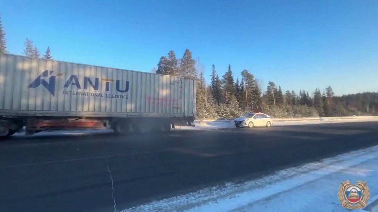 В Иркутской области полицейские помогли замерзшему на трассе гражданину Китая