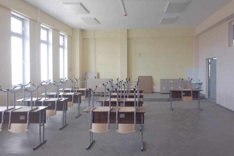 Новая школа в Дзержинске готова на 99%