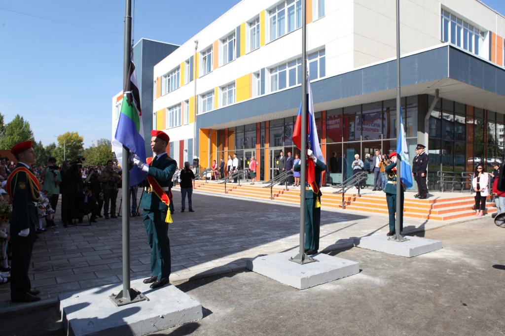 Новая школа открылась в городе Иркутске