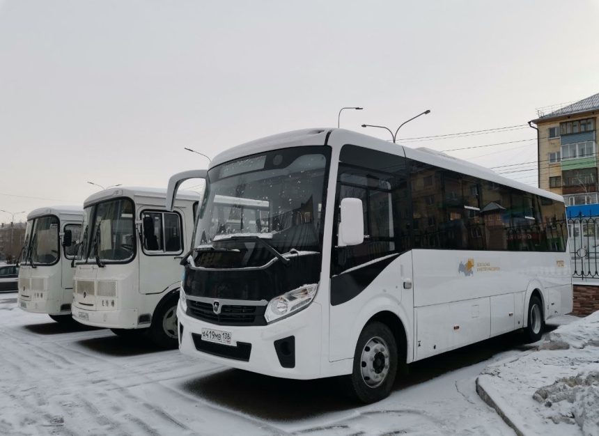 Новые автобусы выйдут на маршруты по Братскому району