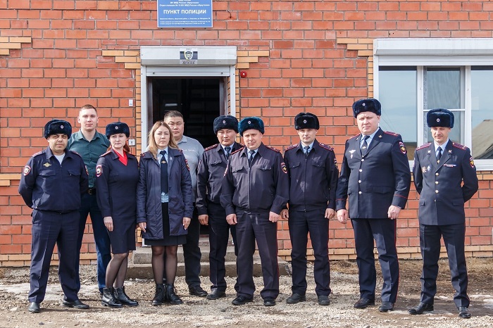 Новый пункт полиции открыли в селе Хомутово Иркутского района